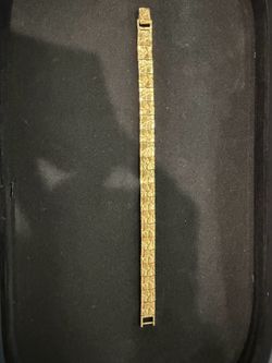 14k Gold Nuggets bracelet