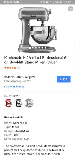 KitchenAid Professional 600 6qt 575 Watt Stand Mixer 