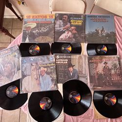 ANTONIO AGUILAR lot of 7 Vintage Rare Mexico Import LP Vinyl record albums