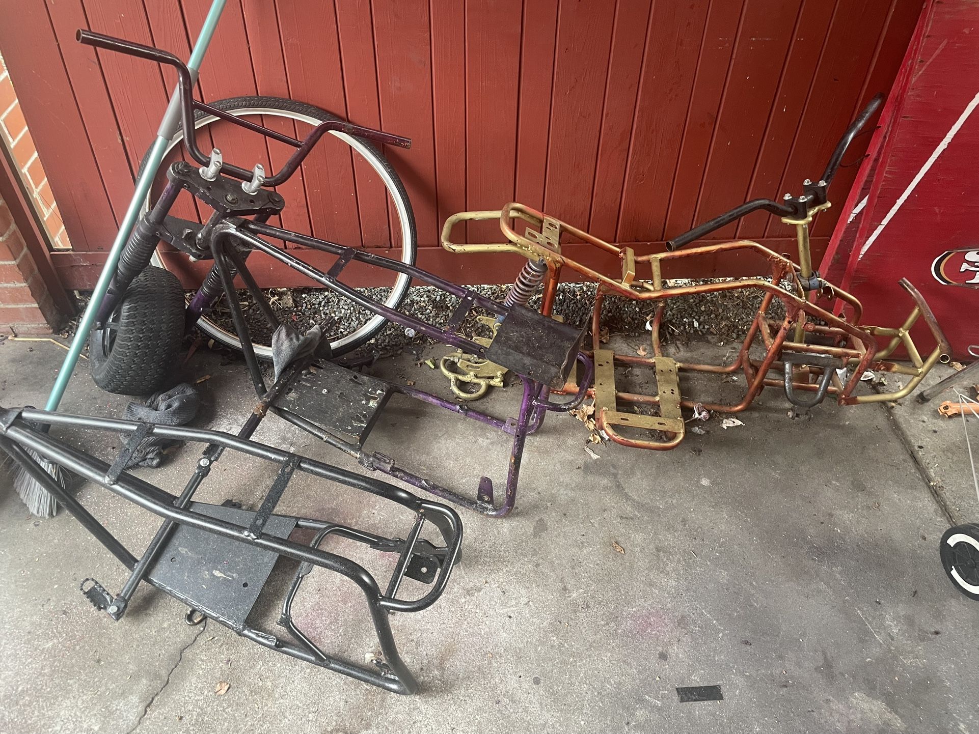 Quad Frame And Mini Bike Frames