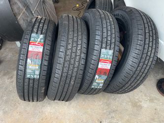 245-75-17 (4) Four new tires