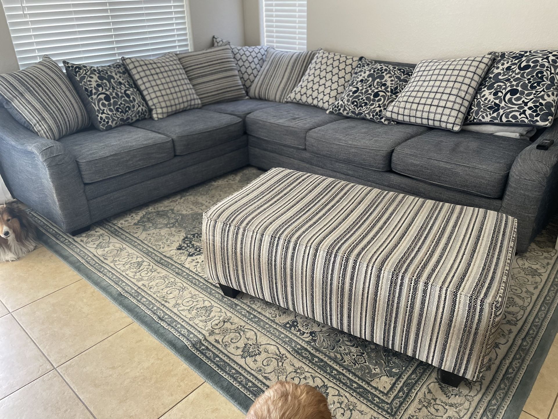 Sectional And Chair