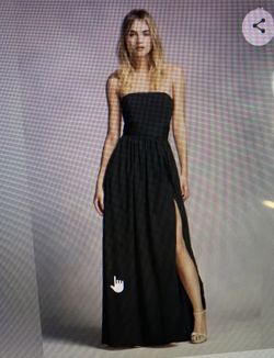 Vera Wang Bone Colored Strapless Maxi Dress Size 4