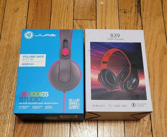 JLab JBuddies Studio² & B39 Wireless Headphones