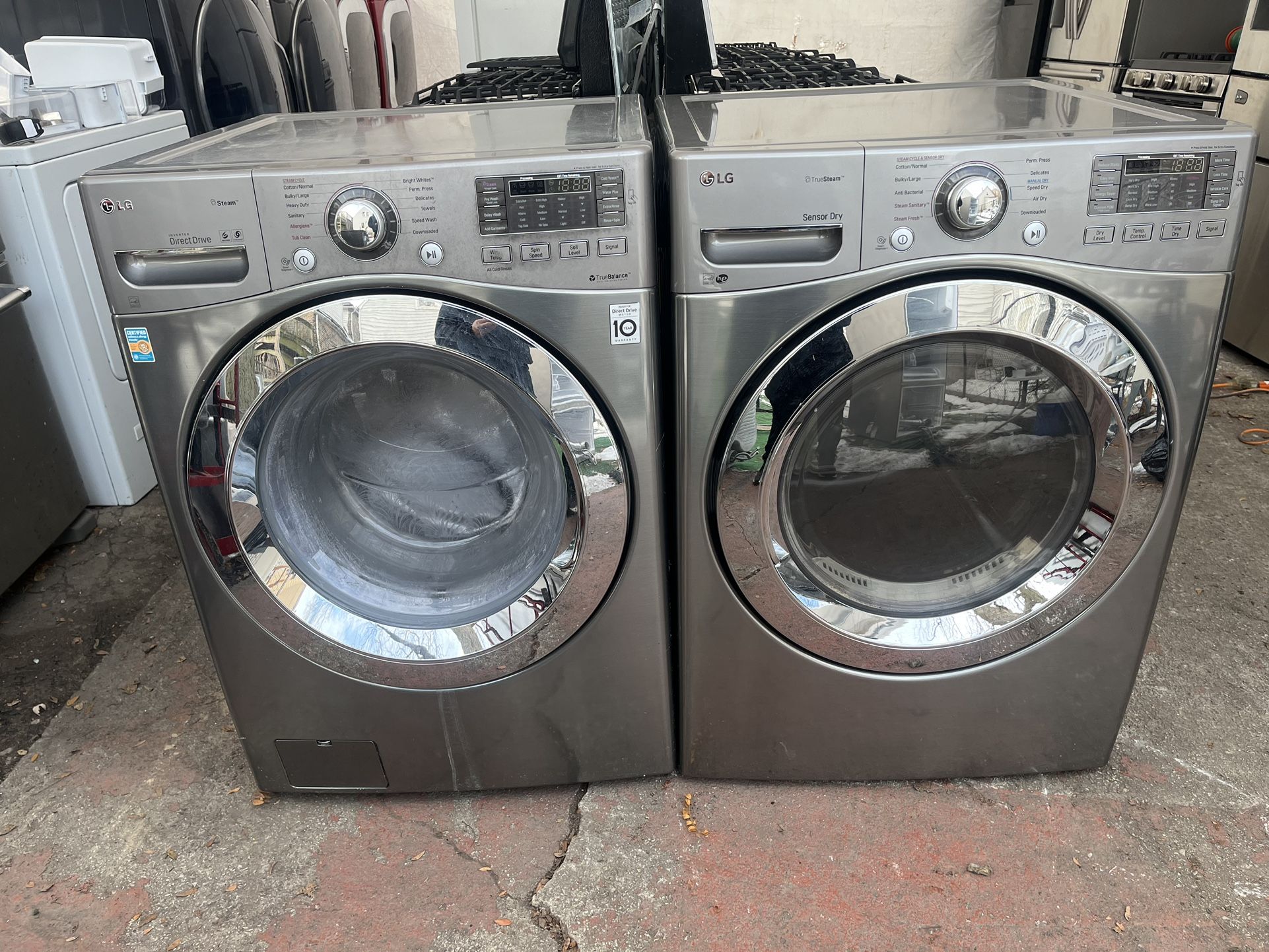 Lavadora LG Y Secadora LG De Gas