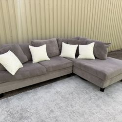 Grey Sectional Couch