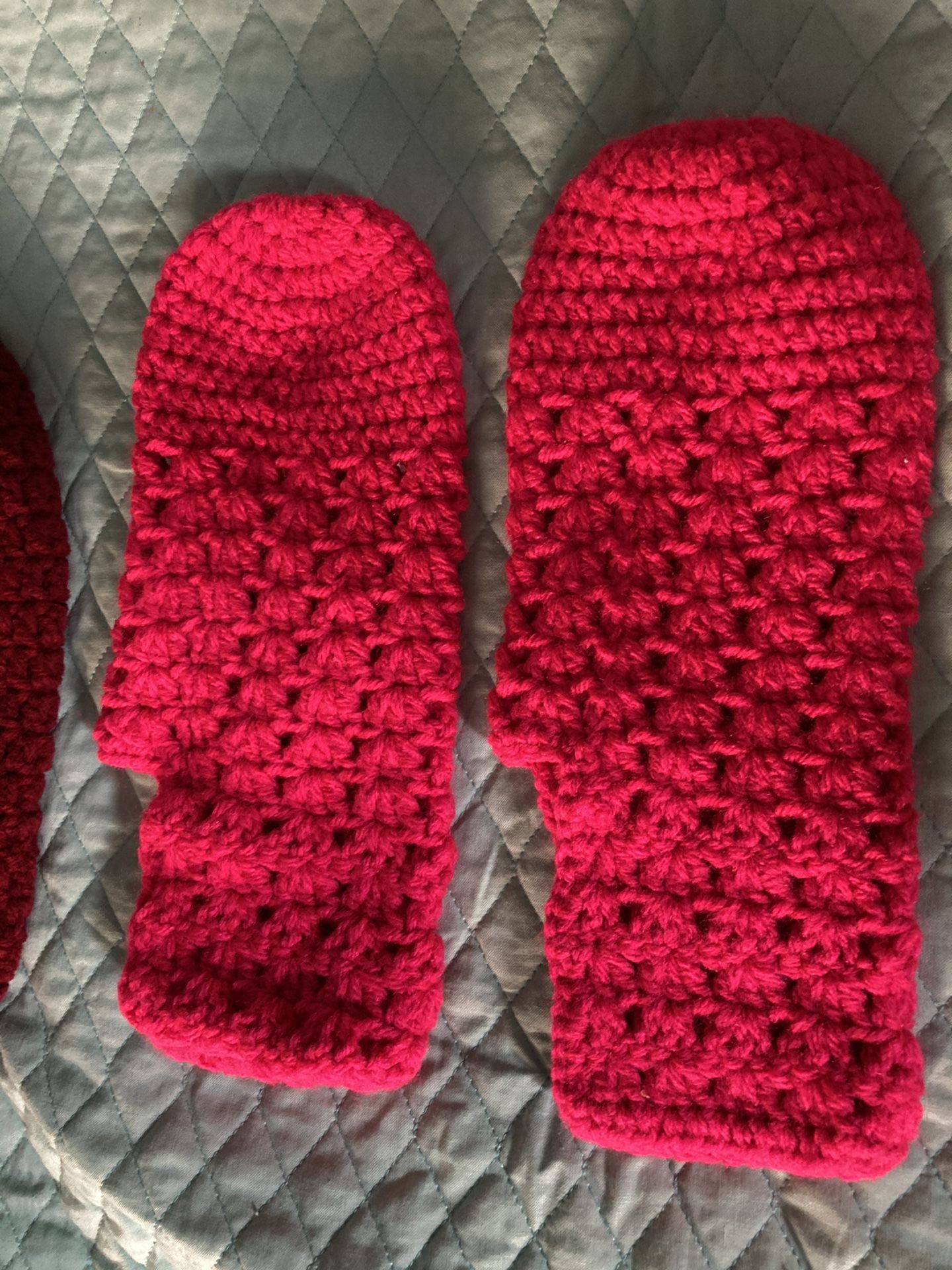 Pantuflas tejidas