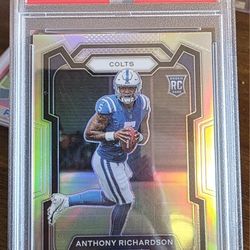 Anthony Richardson Silver Prizm Psa9