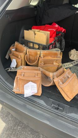 Tools belt leather