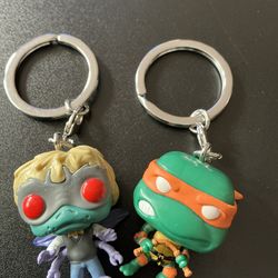 Teenage mutant ninja turtle keychain set