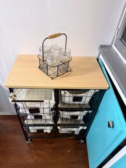 Pantry Bins & Fork Caddy