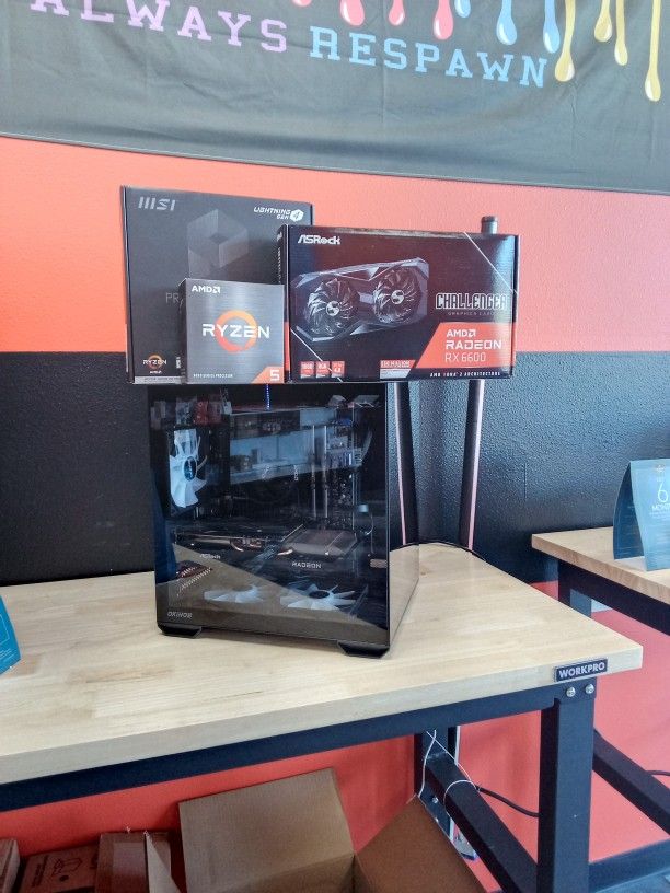 Custom RX 6600 Gaming PC. Only $50 Down With No Credit Financing!