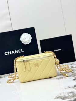 Chanel Quilted Vanity Case Crossbody Bag
