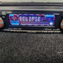 Eclipse old school high end head unit. mp3 CD play back