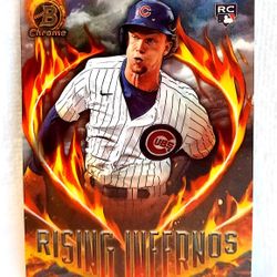 2023 Pete Crow-Armstrong Topps Bowman Chrome Rising Infernos Chicago Cubs Rookie Card 