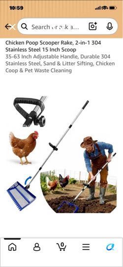 Chicken coop clean up set $15