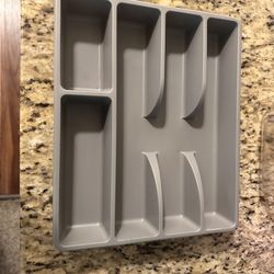 Gray cutlery Tray 