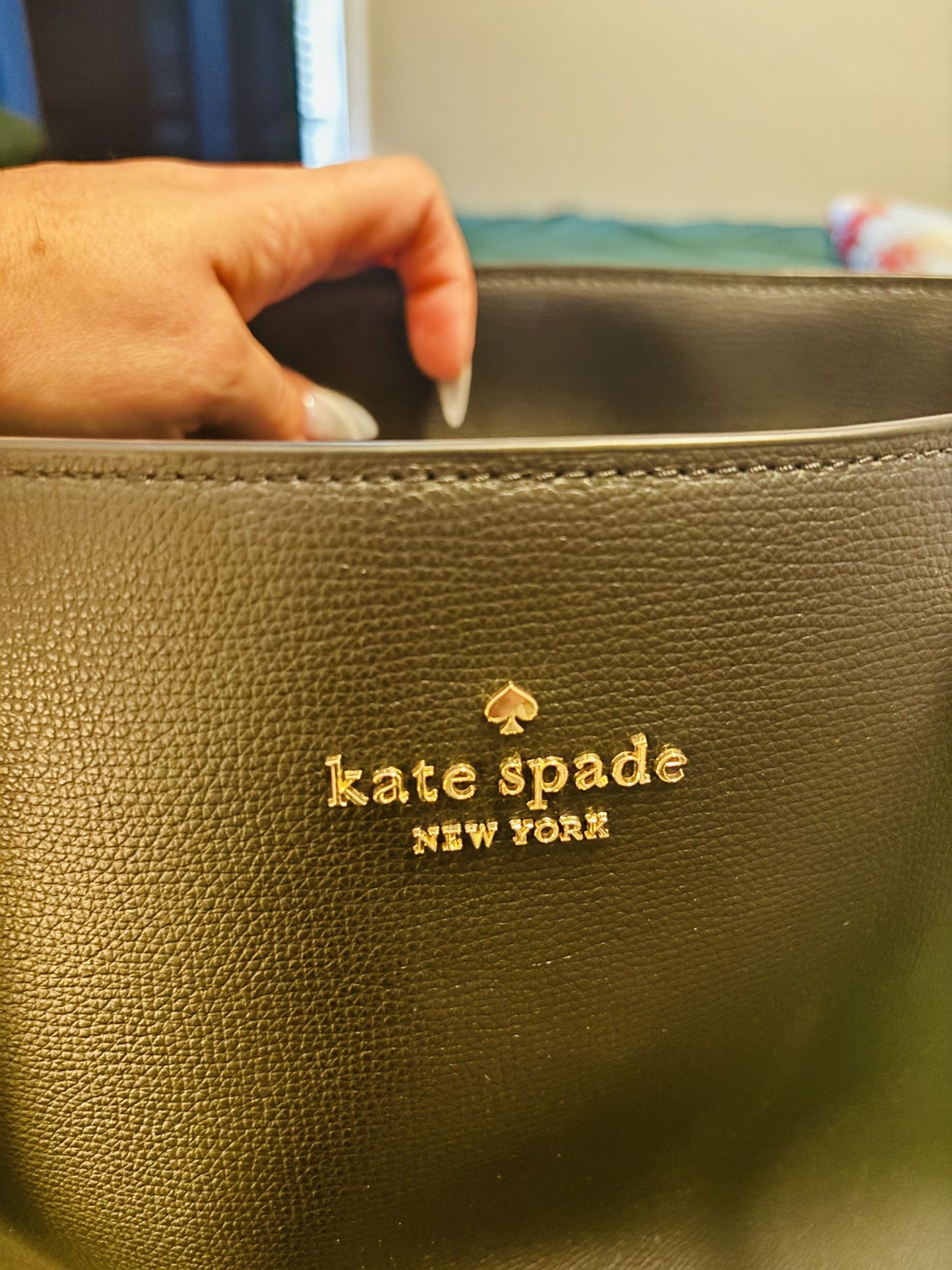Kate Spade Black Leather Tote