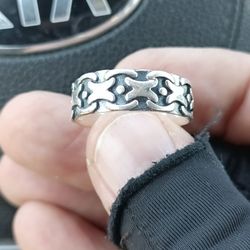 Sterling Silver Men's Ring 