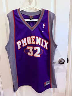 Vintage Nike Phoenix Suns Jason Kidd 32 Purple Swingman Stitched Jersey Large