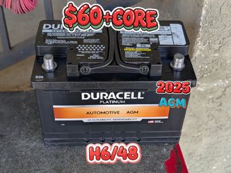 AGM Car Battery Group Size 48/H6