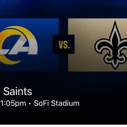 Rams VS Saints