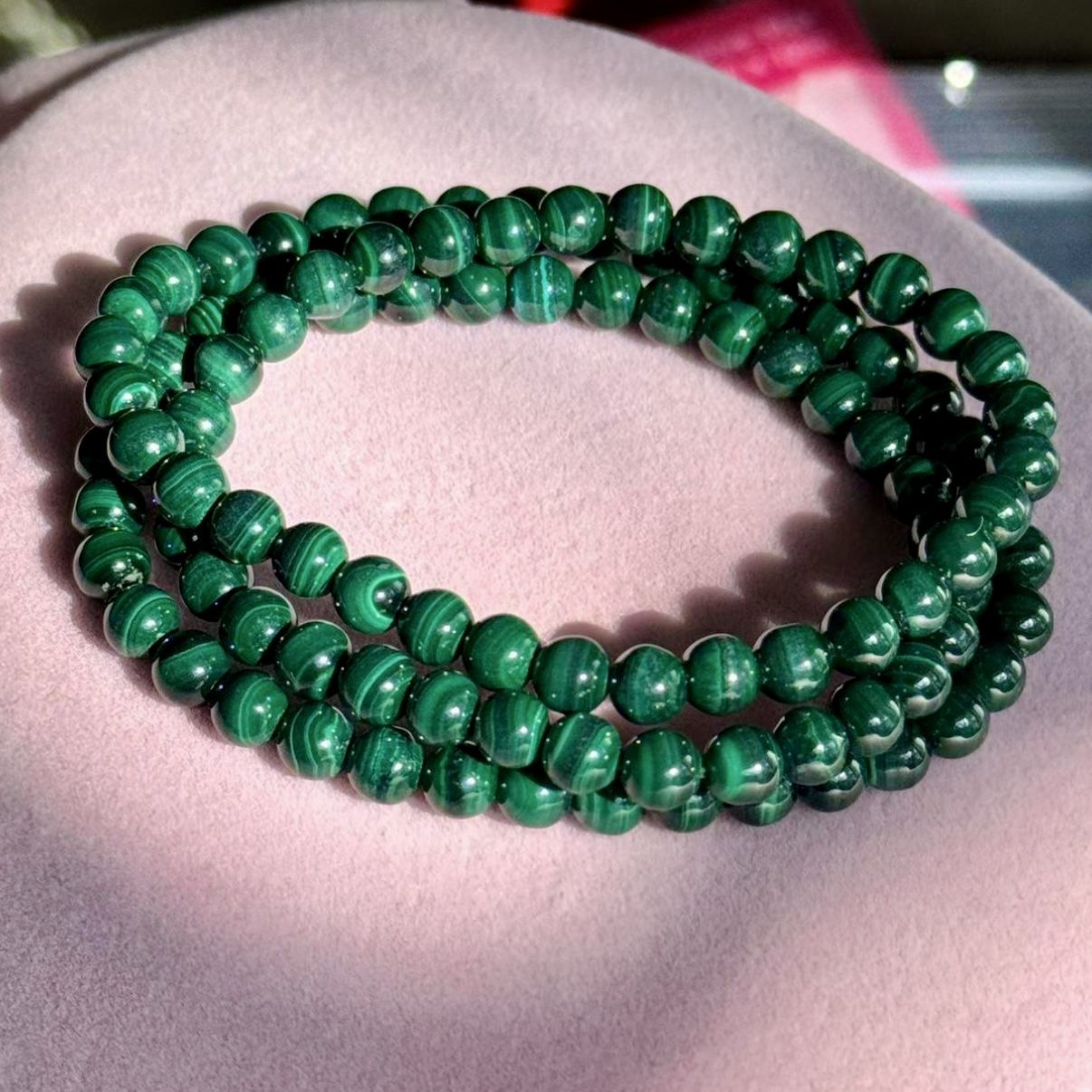 5.7mm Malachite Necklace