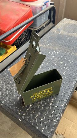 Empty Metal Cartridge Box