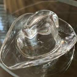 Ralph Lauren Crystal Cowboy Hat Paperweight 