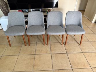 Set of 4 Mid-Century Modern Dining Chairs