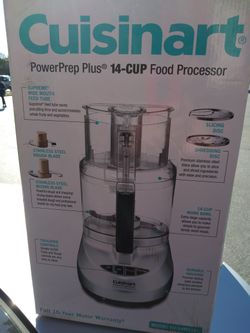 Cuisinart 14 cup processor never used it brand new still