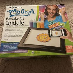 Pancake Maker With Batter Bottles And One Design Paper 