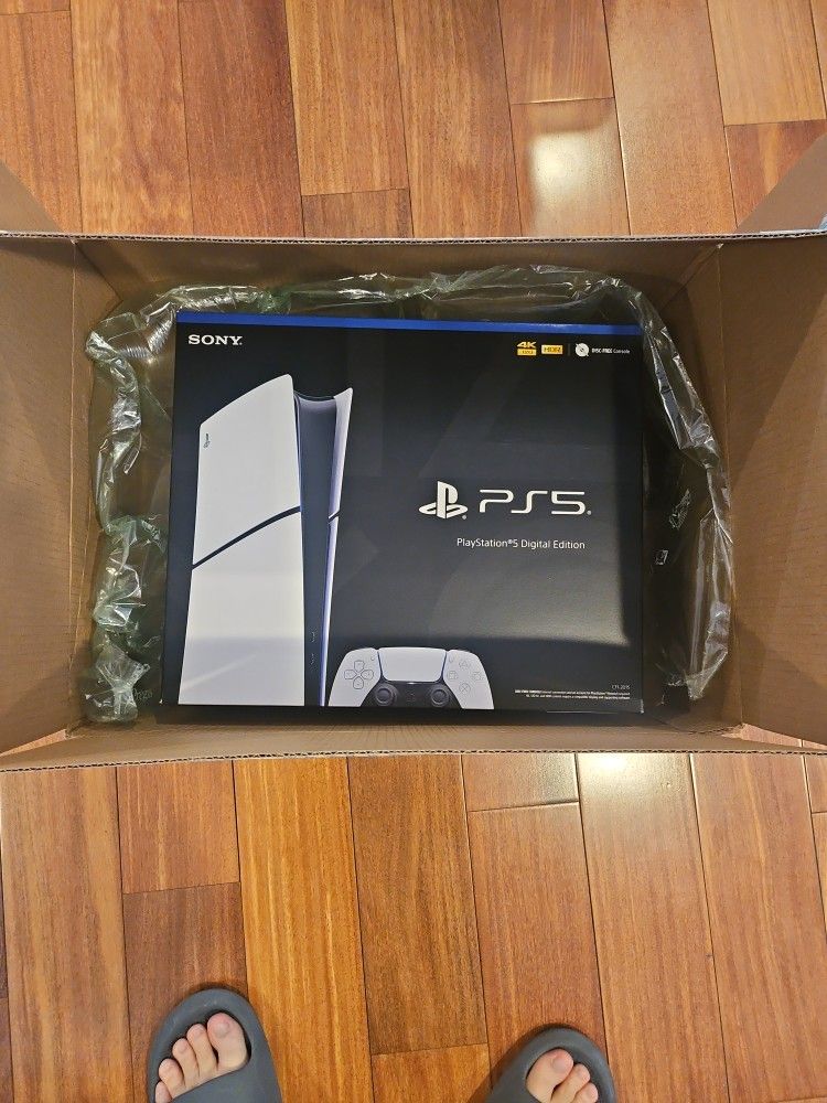 PlayStation 5 Slim, Digital Edition, BRAND NEW, Factory Sealed