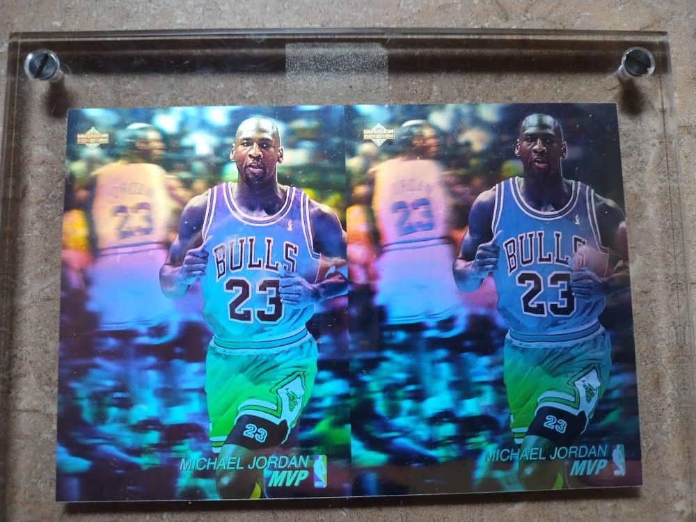 Michael Jordan Upper Deck Uncut Hologram Rare