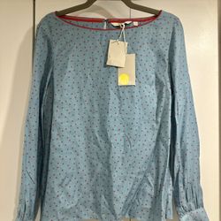 Boden Women’s Long Sleeves Round Neck Blouse Top . Size 8 