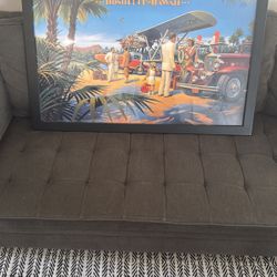Vintage Framed Travel Poster
