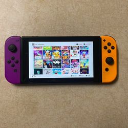 NINTENDO SWITCH V2 with 120 SWITCH GAMES and 512GB SD