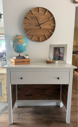 White Entryway Table