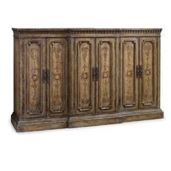Hooker Furniture Davalle Handpainted Tall Credenza
