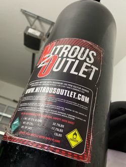 Nitrous express wet kit and 15lb bottle,