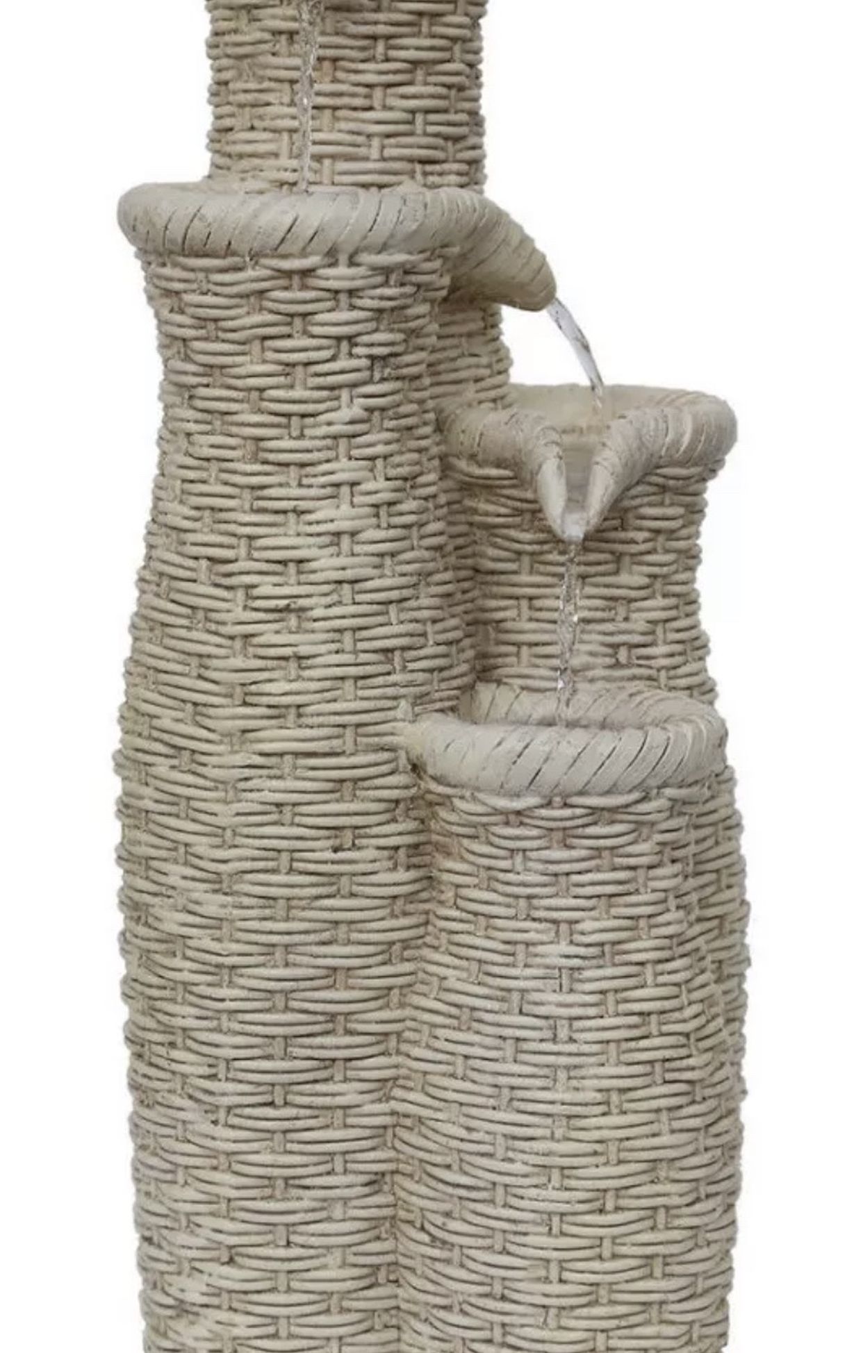 4-Tier Outdoor Basket Water Fountain M11