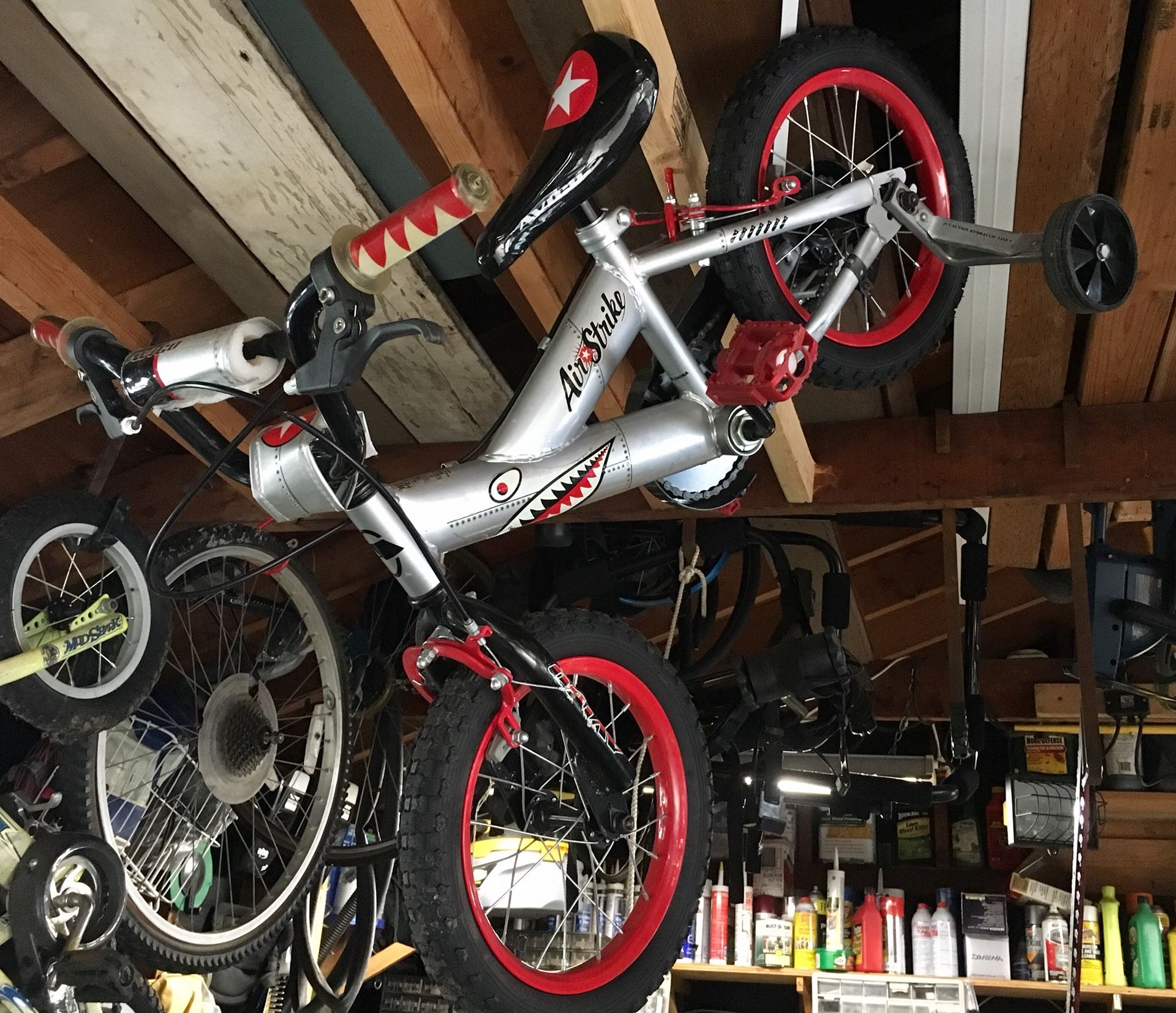 Avigo 14” Air Strike Bike w/Training Wheels