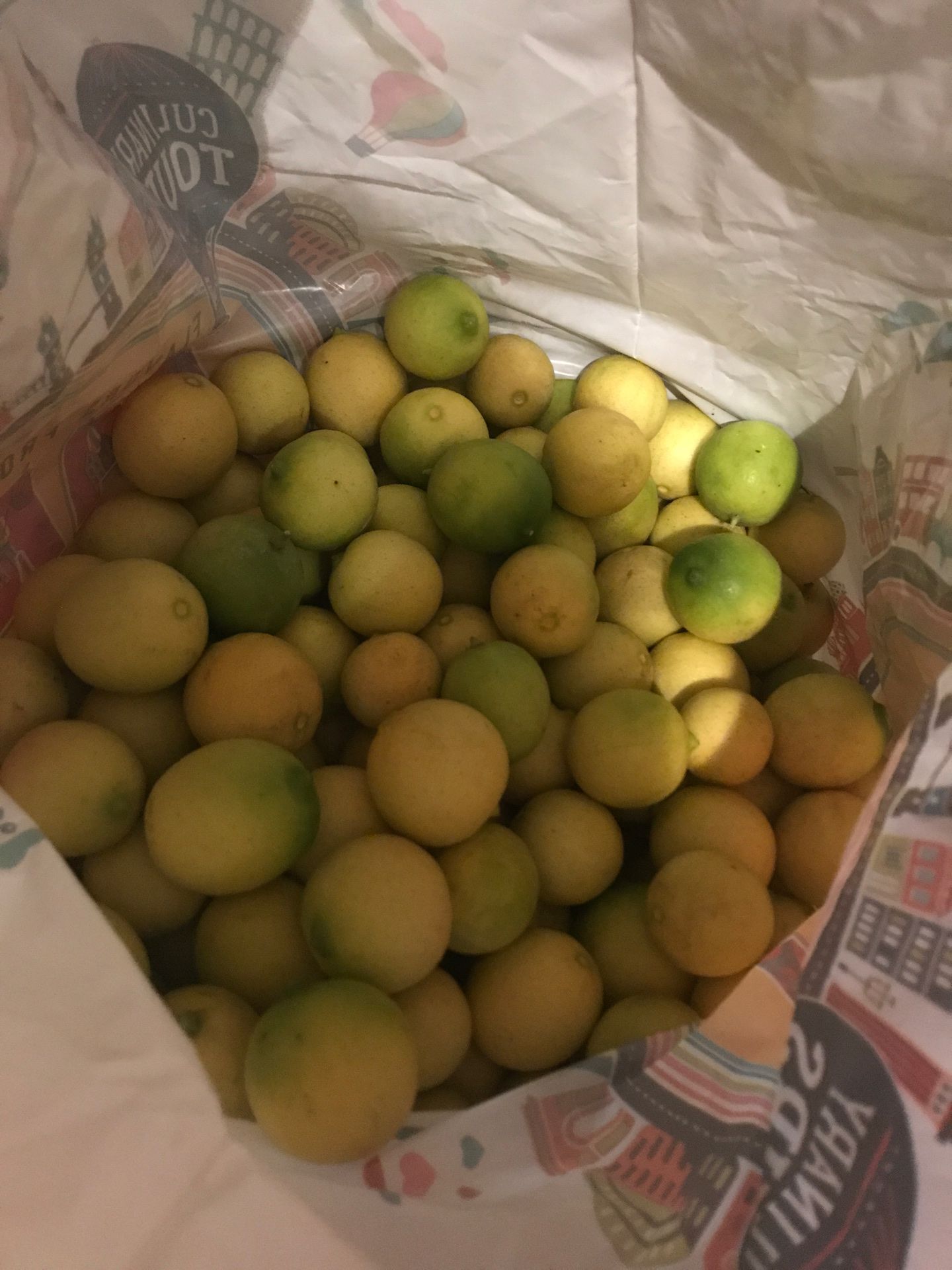 More than half of limes
