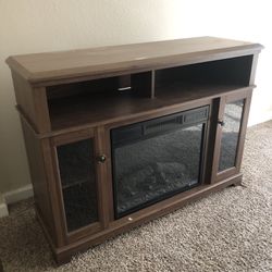 Tv Stand with electric Fireplace 