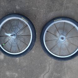 20" 144-Spoke Lowrider Bicycle Wheels
