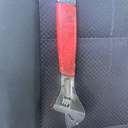 New Snap-on™ 12" Flank Drive Plus Adjustable Wrench FADH12C w Red Soft Grip