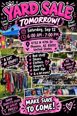 )Backpacks costumes, diapers, toys, shoes, clothes, hair dye Makeup nails, phone cases purse, baby clothes a lot of more stuff most of the stuff is br