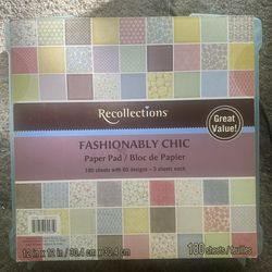 12x12 Scrapbook Paper Pad