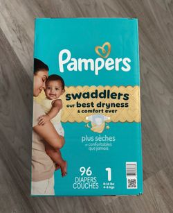 Pampers swaddlers size 1