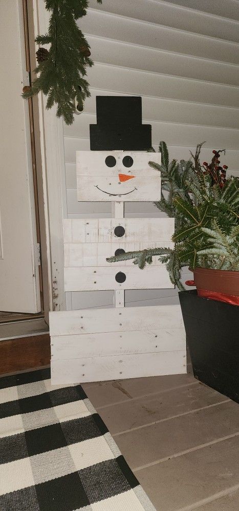 Rustic Snowman